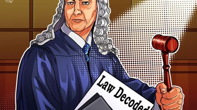 Crypto futures and ETFs are knocking at the door: Law Decoded, Aug. 13–20.