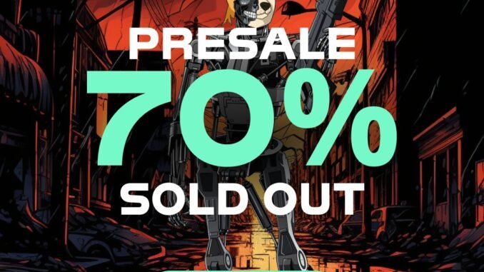 Memeinator’s presale moves swiftly, with 70% of allocated tokens now Memeinator’s presale moves swiftly, with 70% of allocated tokens now sold